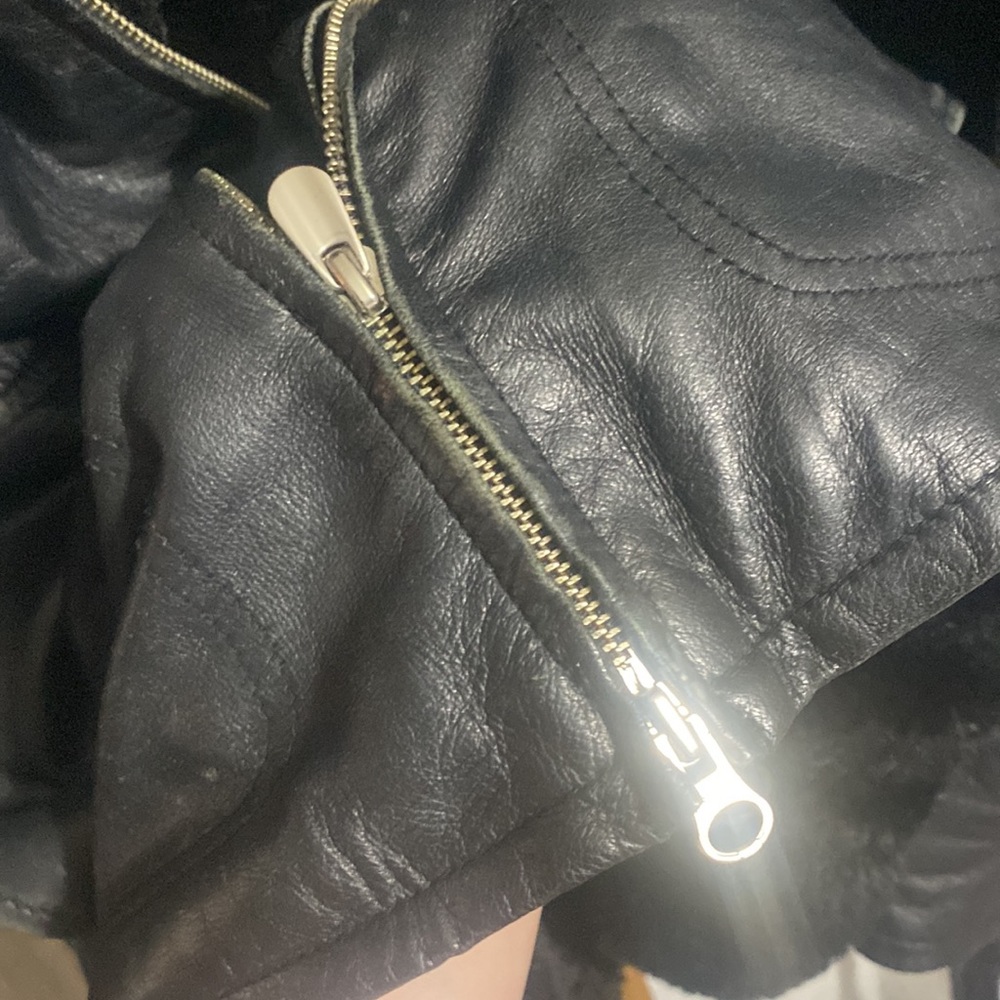 Wilson Leather Coat Szm+Nip Reeses/Jolly Rancher - image 4